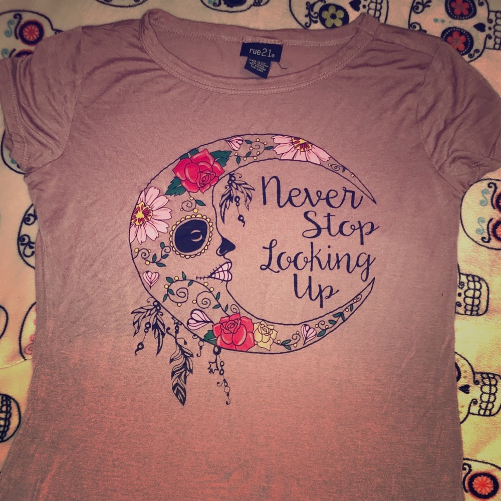 Sugar skull 3/4 sleeve shirt